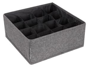 Organizzatore per cassetti grigio con 16 scomparti - Bigso Box of Sweden