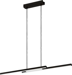 Lampadario Contemporaneo Fraioli-Z Alluminio Nero 2 Luci Led 17W 4800Lm