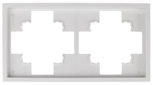 Cornice McPower "Shallow", a 2 ingressi, bianca, opaca
