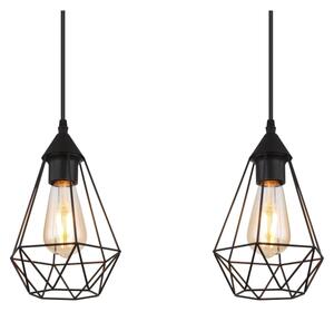 Globo 15745-3H - Lampadario a sospensione con filo ZACHARY 3xE27/60W/230V