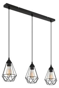 Globo 15745-3H - Lampadario a sospensione con filo ZACHARY 3xE27/60W/230V