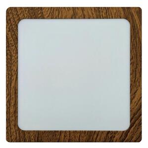 Plafoniera LED BLOCK LED/12W/230V 4200K 16,3x16,3 cm marrone