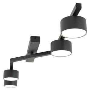 Plafoniera SKAN 4xGX53/12W/230V, nera