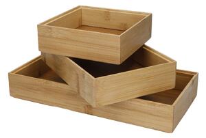 Set di 3 organizer per cassetti in bambù Copco - Kitchen Craft