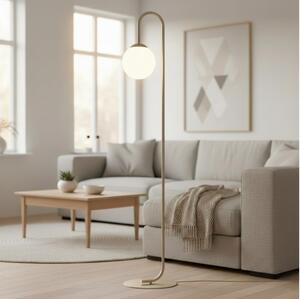 Lampada da terra FLOR 1xE14/10W/230V beige
