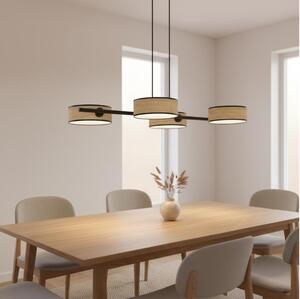 Lampadario a sospensione con cavo DRUMZ 4xE14/10W/230V beige