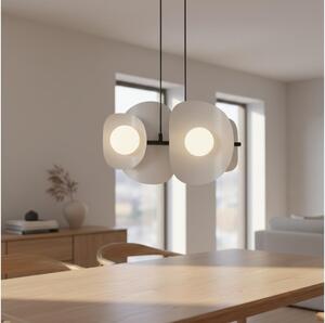 Lampada a sospensione su cavo ELEMENTI 4xG9/8W/230V grigio