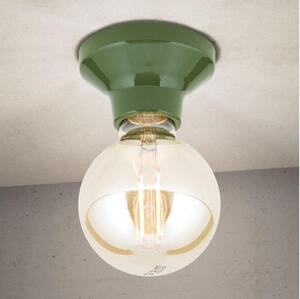 Orion - Plafoniera FROST 1xE27/60W/230V verde
