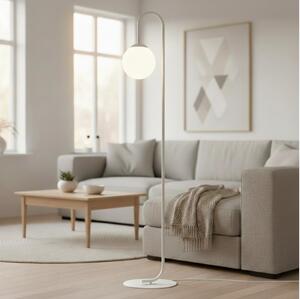 Lampada da terra FLOR 1xE14/10W/230V bianca