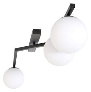Plafoniera NATON 3xE14/10W/230V nero/bianco