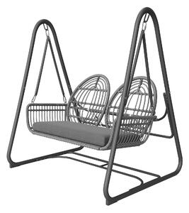 Dondolo Da Giardino Outsunny In Legno Di Pino - Con Tettuccio In Poliestere, 162x130x185cm, Portata 240kg