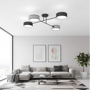 Plafoniera MAGA 4xE14/10W/230V nero/grigio