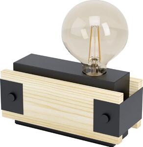 Eglo 43469 LAYHAM E27 Lampada da tavolo 200x85mm Marrone Nero