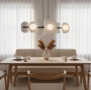 Lampadario a cavo ELEMENTI 6xG9/8W/230V grigio
