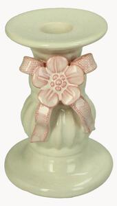 Set di 2 portacandele Flower Bow