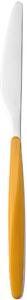 Coltello My Fusion Set 6 pezzi in acciaio inox 18/10 (AISI 304) manico in ABS Giallo Ocra lavabili in lavastoviglie