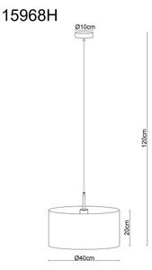Globo 15968H - Lampada a sospensione con cavo DELEON 1xE27/60W/230V