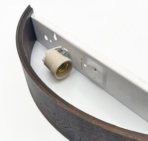 Brilagi - Applique LED CARVALHO SMOKEY 1xE27/60W/230V rovere