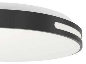 Eglo 300687-LED RGBW Plafoniera dimmerabile MONTEGRANARO-Z LED/18,5W/230V nero + telecomando