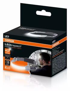 Osram - Lampada frontale ricaricabile a intensità regolabile LEDINSPECT LED/3W/3,7V IP42