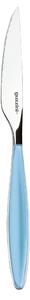 Coltelli Bistecca Pizza Feeling set da 6 pezzi Guzzini inox AISI 304 (18/10) lunghezza 22.5 cm cm Azzurro mare