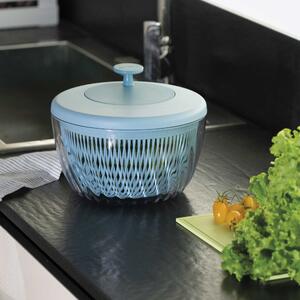 Guzzini Centrifuga insalata con coperchio diametro 26 Spin&Store Plastica Blu
