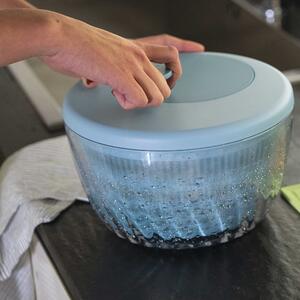 Guzzini Centrifuga insalata con coperchio diametro 26 Spin&Store Plastica Blu
