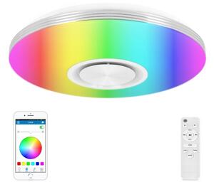 Plafoniera dimmerabile LED RGBW con altoparlante LED/60W/230V bianca + telecomando