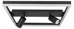 LED Plafoniera LED/38W/230V + 2xGU10/30W nera