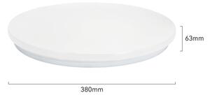 Brilagi - Plafoniera a LED MILKY WAY, 24W/230V, 3000K, diam. 38 cm