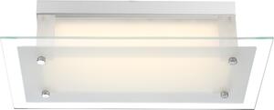 Plafoniera Globo Dl metallo bianco, cromo, 1Xled 49323