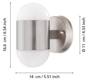 Eglo 75392 - Applique da esterno a LED MEROLA 2xLED/3,7W/230V IP44, finitura cromata