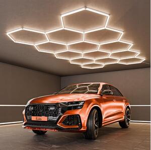 Plafoniera LED/570W/85-265V 4000K 522x298 cm CRI 90 IP44 bianca