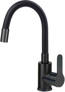 Deante Lupo rubinetto per lavabo verticale nero BLU_N24M