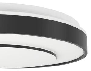 Eglo 300688 - LED RGBW Plafoniera dimmerabile MONTERIGGIONI-Z LED/18,5W/230V nero + telecomando
