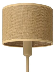 Lampadario con asta MADELA 5xE14/40W/230V iuta/beige