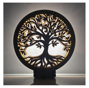 Li-Go 23577/DUB2 - Lampada da tavolo decorativa dimmerabile LED/12W/230V 20x22 cm rovere