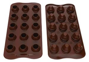 Stampo 15 cioccolatini SCG058 3D Choco Egg in silicone ø 23 h 30 mm
