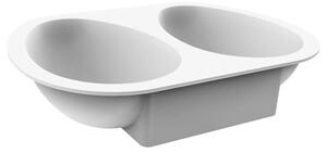 Stampo 2 mezze uova di cioccolato Half Eggs 385 in silicone 145x102 h 46 mm