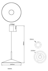 Globo 15635SA - Lampada a sospensione con cavo LAMPONE LED/18W/230V 4000K beige