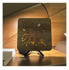 Li-Go 5788/DUB2 - Lampada decorativa da tavolo LED/12W/230V 19x19 cm rovere/Il Piccolo Principe