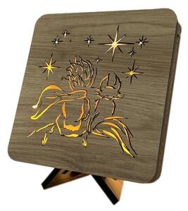 Li-Go 5788/DUB2 - Lampada decorativa da tavolo LED/12W/230V 19x19 cm rovere/Il Piccolo Principe