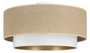 Plafoniera SARTA 1xE27/60W/230V diam. 45 cm bianco/iuta
