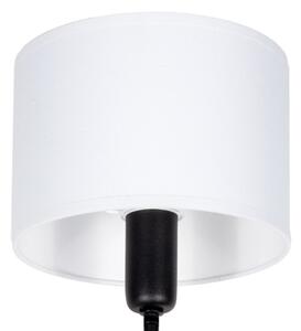 Lampadario a stelo MADELA 5xE14/40W/230V bianco/nero