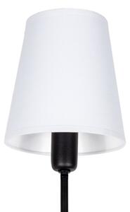 Lampadario a stelo MADELA 5xE14/40W/230V bianco/nero