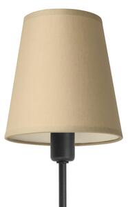 Lampadario a stelo MADELA 5xE14/40W/230V beige/nero