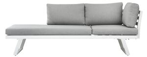Set angolare Tunisi MOIA con divani/lettino bianco