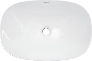 Deante Alpinia lavabo 60x40 cm ovale da appoggio bianco CGN_6U6S