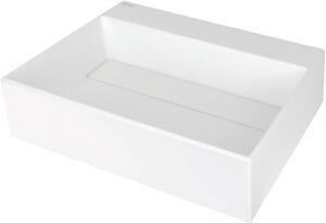 Deante Correo lavabo 50x40 cm rettangolare da appoggio bianco CQR_AU5M