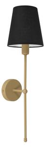 Lampada da parete MADELA 1xE14/40W/230V nera/beige
